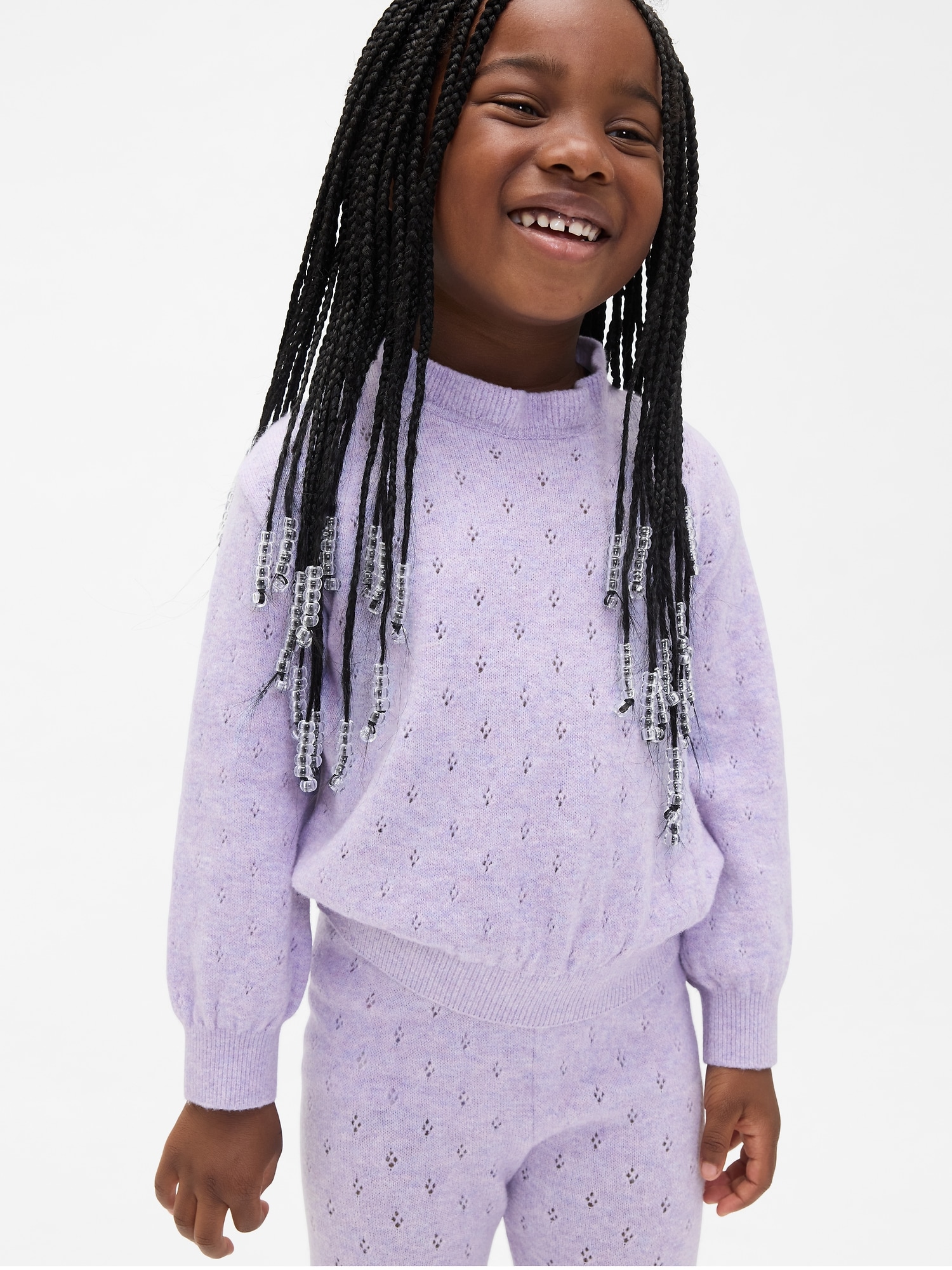 Gap CashSoft カシミヤタッチ ポインテールセーター (幼児・ベビー) Gap CashSoft カシミヤタッチ ポインテールセーター (幼児・ベビー)