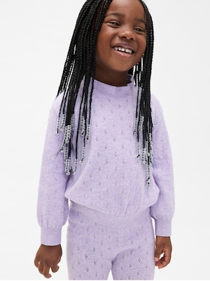 CashSoft カシミヤタッチ ポインテールセーター (幼児・ベビー)