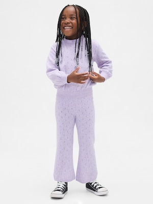 CashSoft カシミヤタッチ ポインテール フレアパンツ (幼児・ベビー)