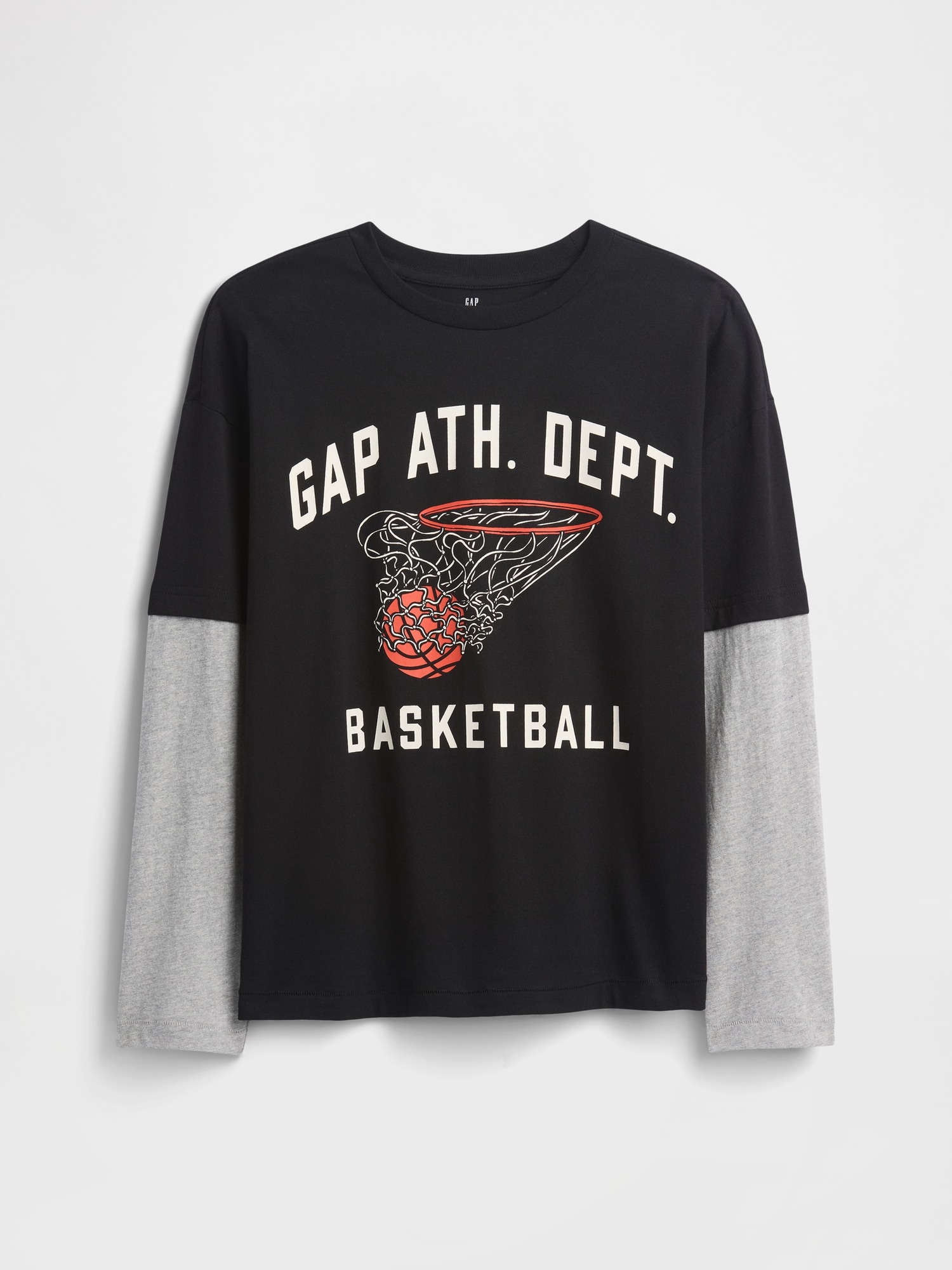 Gap リラックスフィット グラフィックTシャツ (キッズ) Gap リラックスフィット グラフィックTシャツ (キッズ)