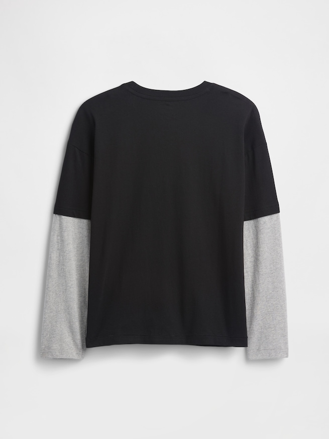 リラックスフィット グラフィックTシャツ (キッズ)-1