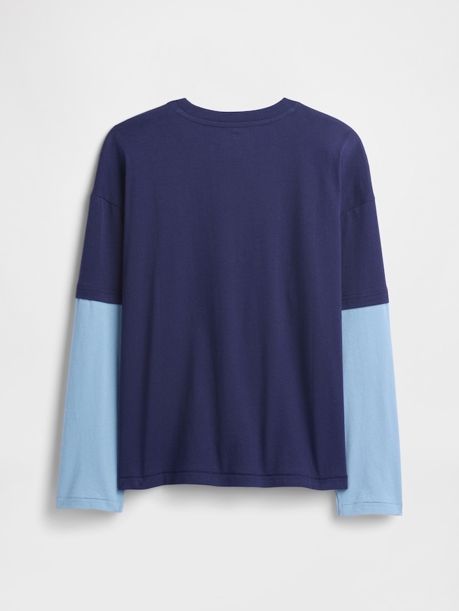 リラックスフィット グラフィックTシャツ (キッズ)-1