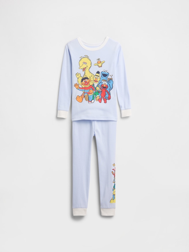 babyGap × セサミストリート オーガニックコットン100% パジャマセット-0