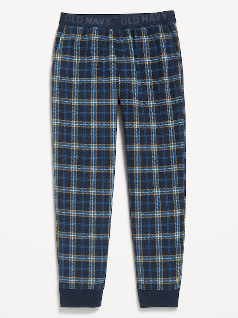 PANTALON DE PYJAMA EN MICROMOLLETON À MOTIF POUR GARÇON