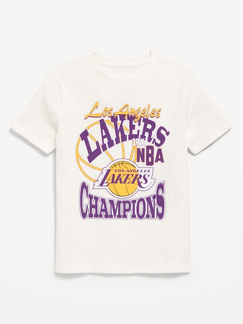 NBA© Los Angeles Lakers© Gender-Neutral Graphic T-Shirt for Kids