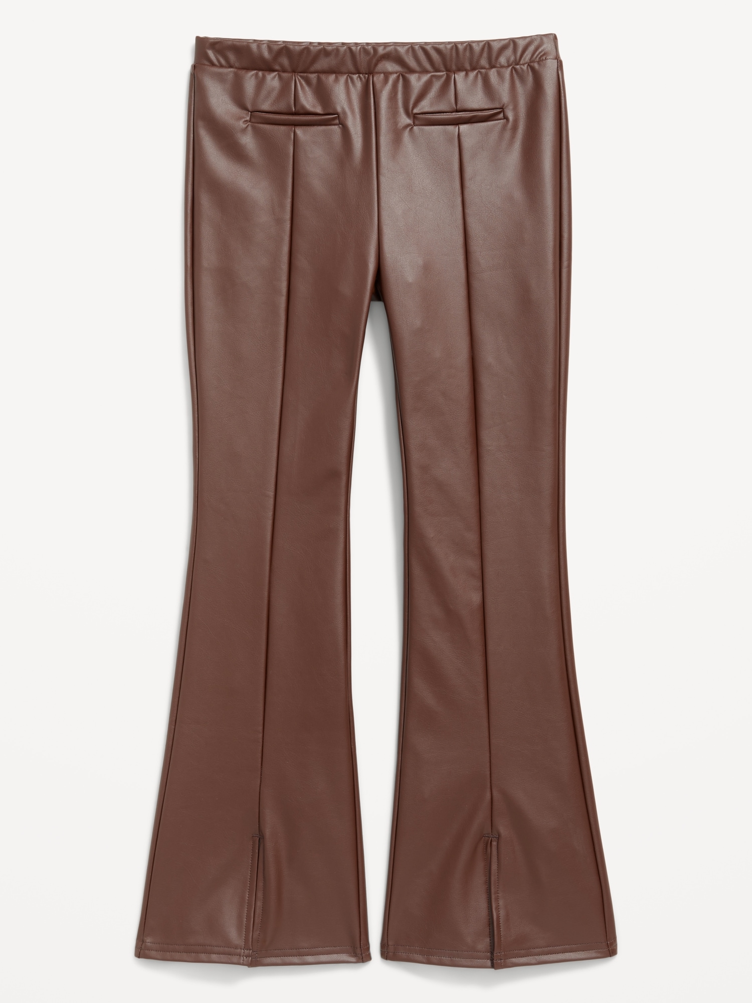 PANTALON ÉVASÉ EN SIMILICUIR POUR FILLE