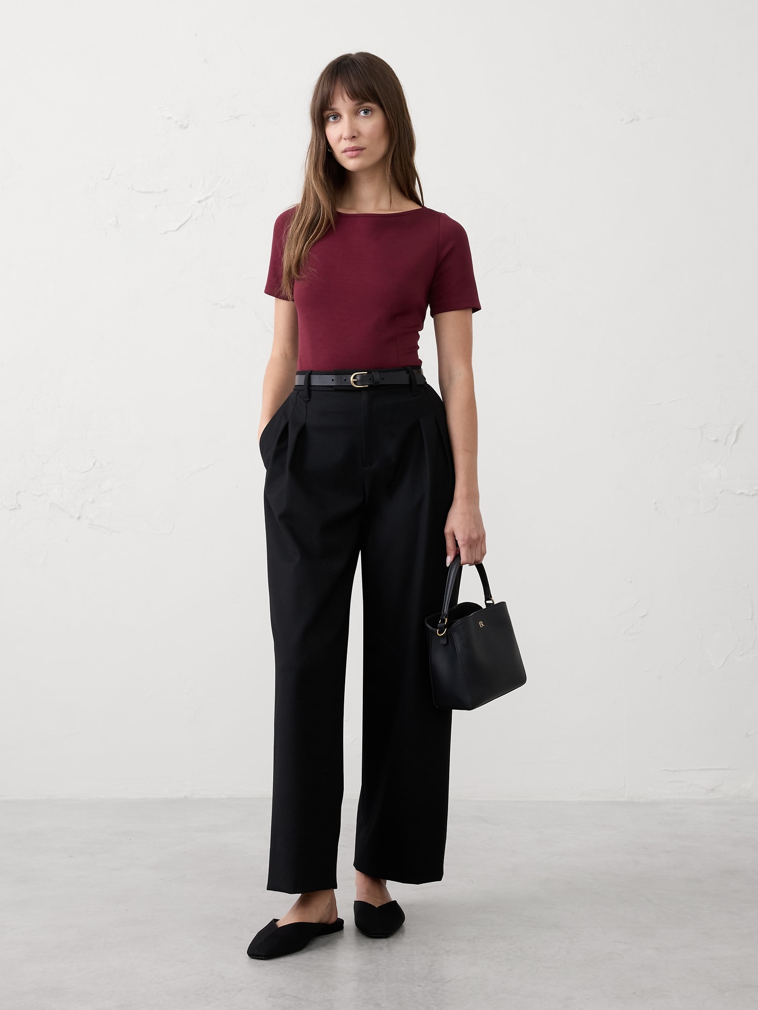 Soft Touch Seamed Top