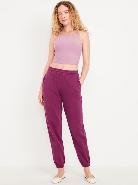 High-Waisted SoComfy Jogger Sweatpants