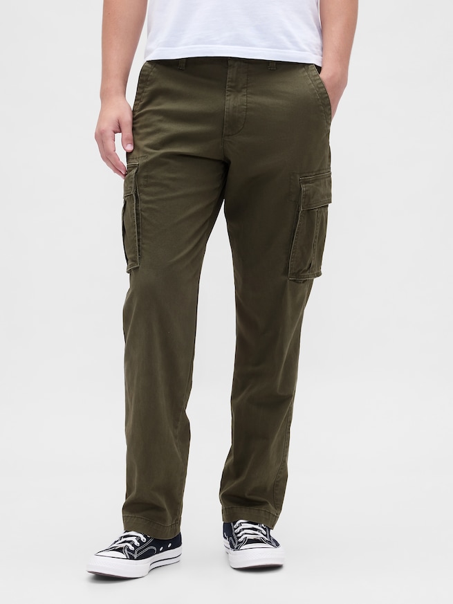 エッセンシャル ストレート カーゴパンツ-1