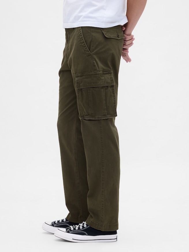 エッセンシャル ストレート カーゴパンツ-2