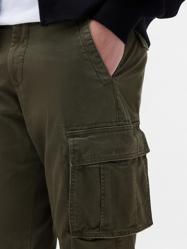 エッセンシャル ストレート カーゴパンツ-4