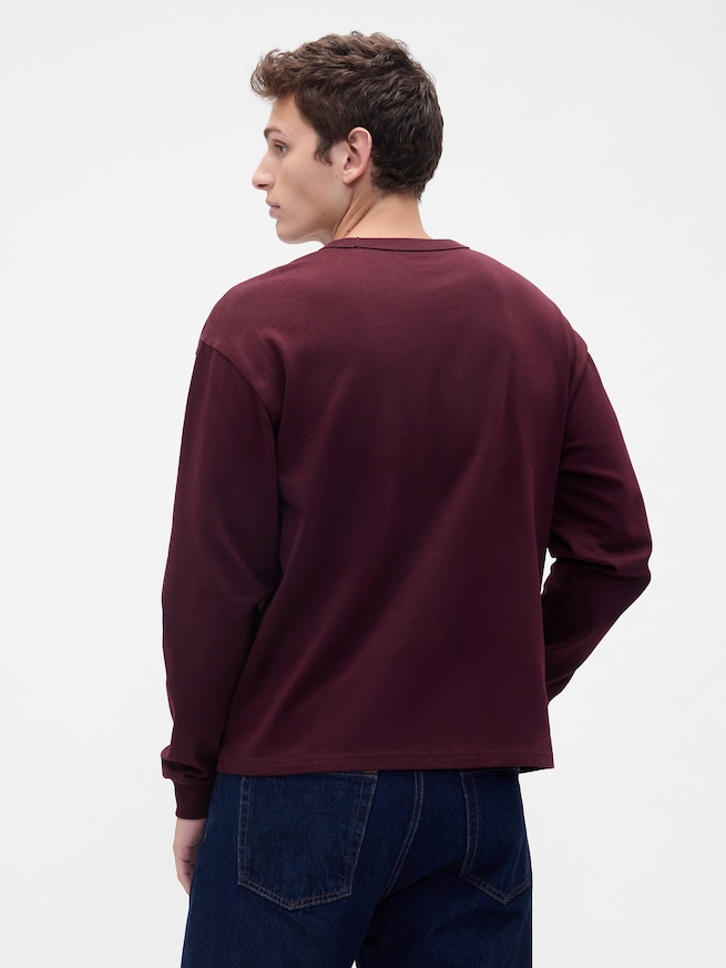 オーバーサイズ クロップド Tシャツ-2