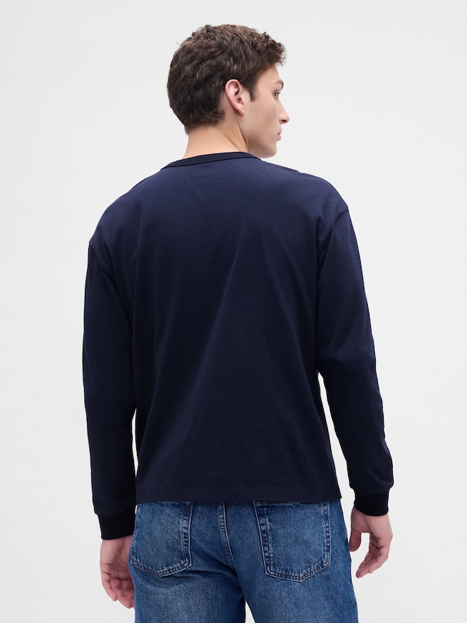 オーバーサイズ クロップド Tシャツ-2