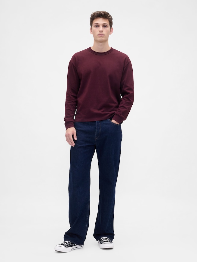 オーバーサイズ クロップド Tシャツ-1