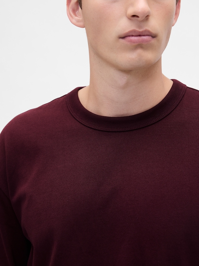 オーバーサイズ クロップド Tシャツ-3