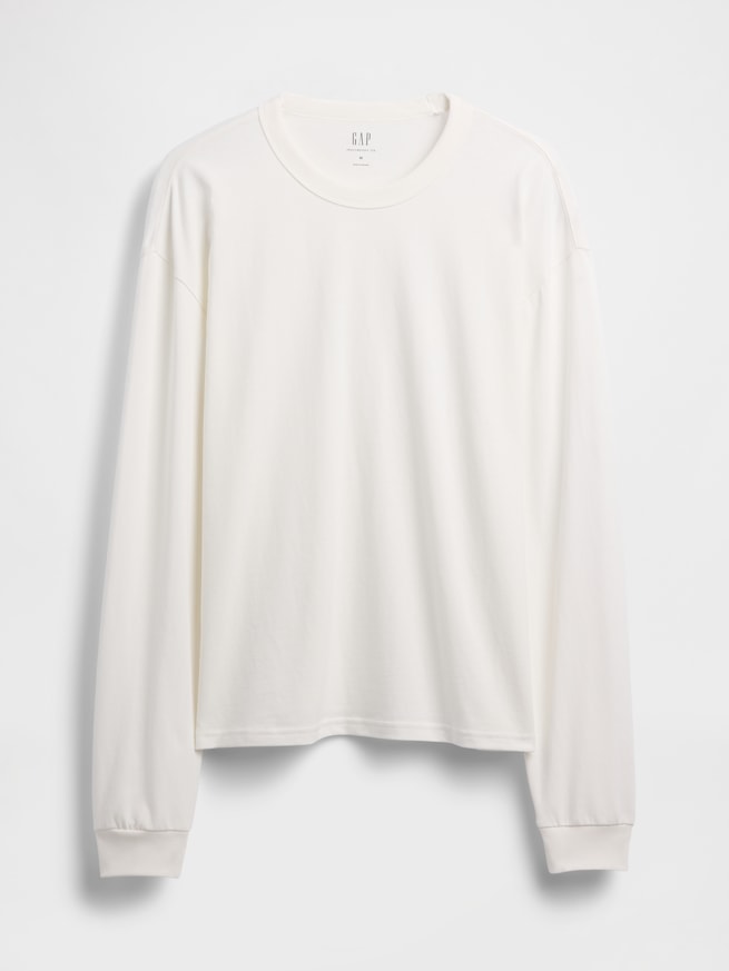 オーバーサイズ クロップド Tシャツ-4