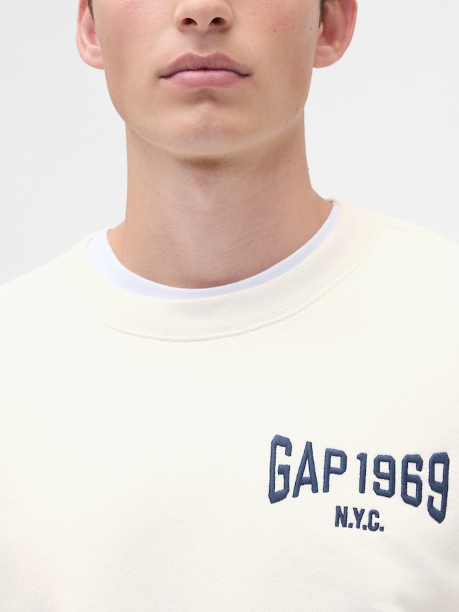 ヴィンテージソフト オーバーサイズ GAPロゴ スウェットシャツ-3