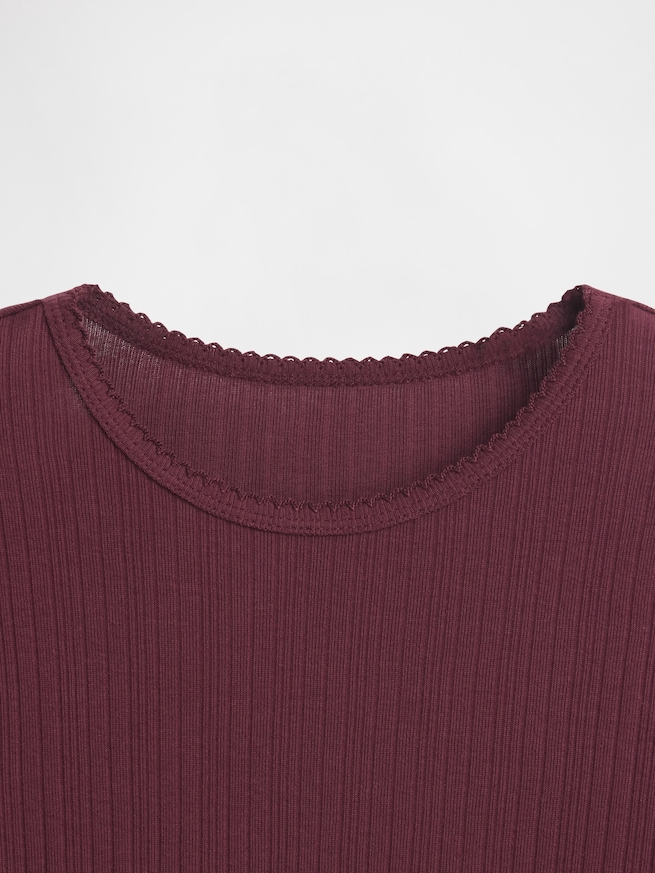 リブTシャツ (キッズ)-4