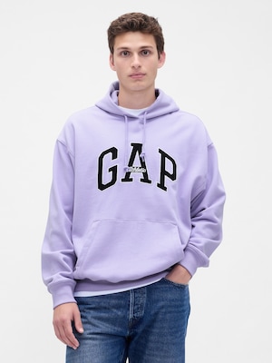 ヘビーウェイト オーバーサイズ GAPロゴパーカー