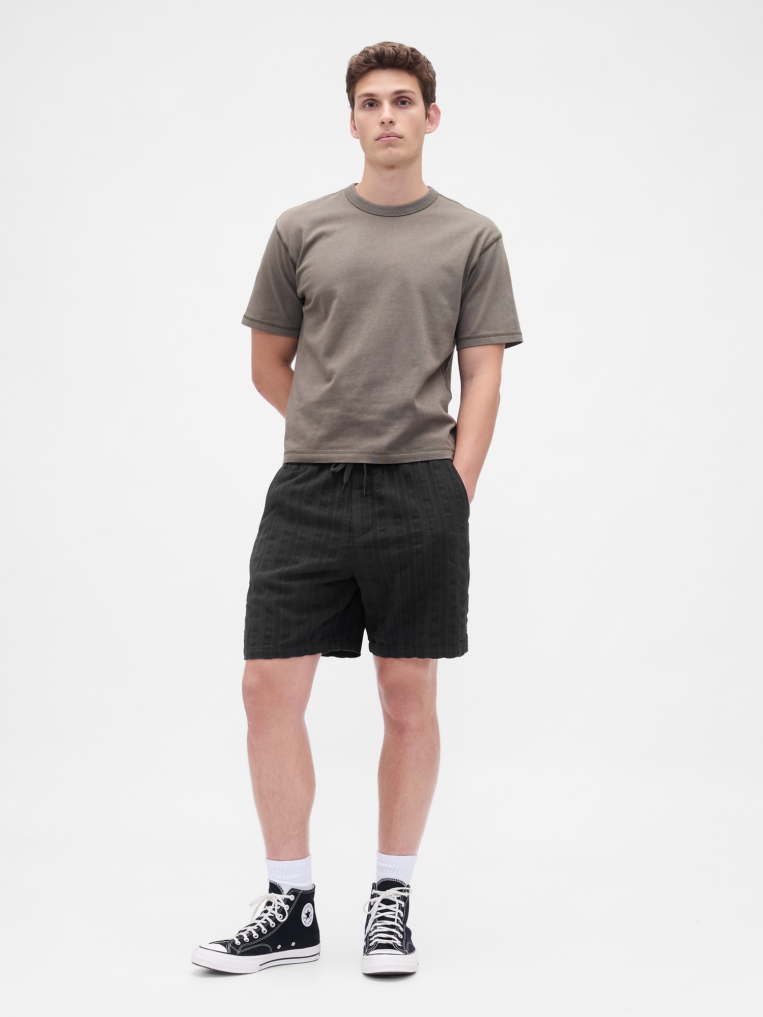 7" Textured Easy Shorts
