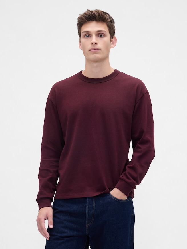 オーバーサイズ クロップド Tシャツ-0