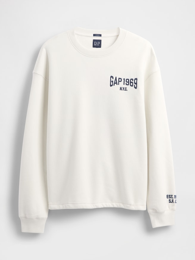 ヴィンテージソフト オーバーサイズ GAPロゴ スウェットシャツ-4