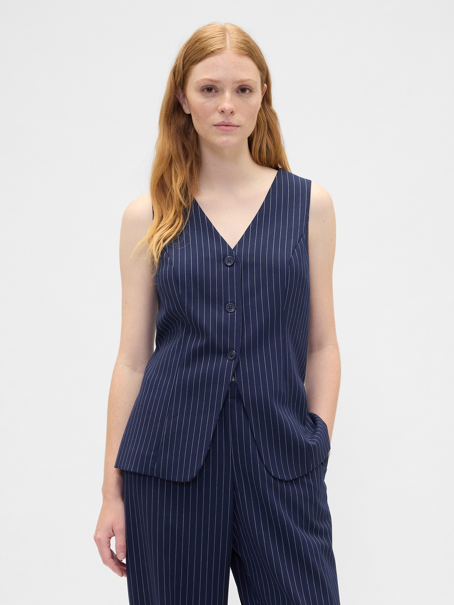 Recycled Longline Vest