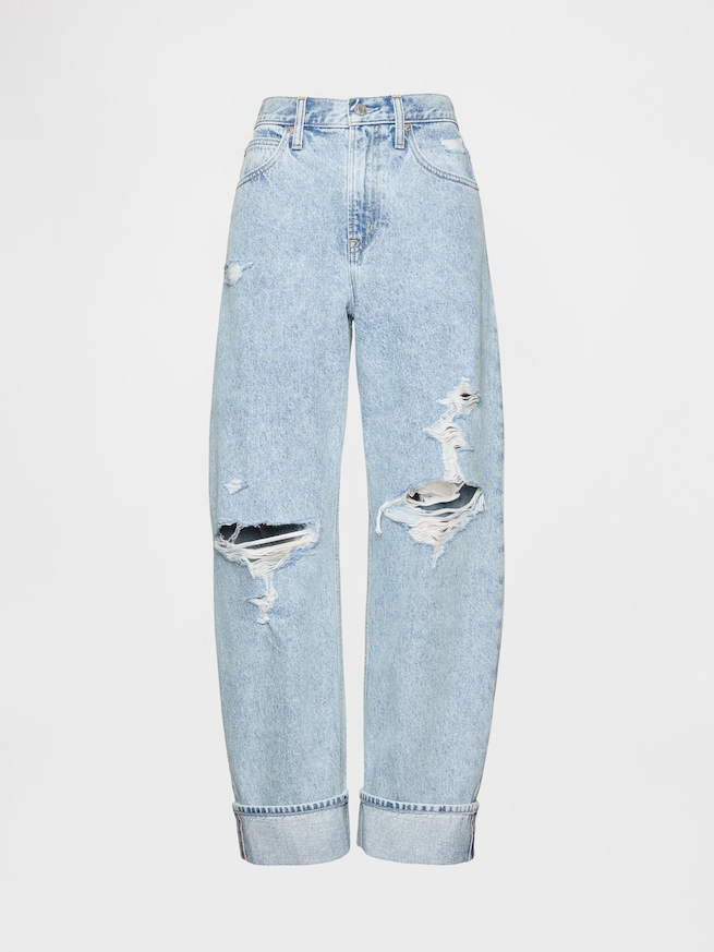 ハイライズ バレルデニム-6