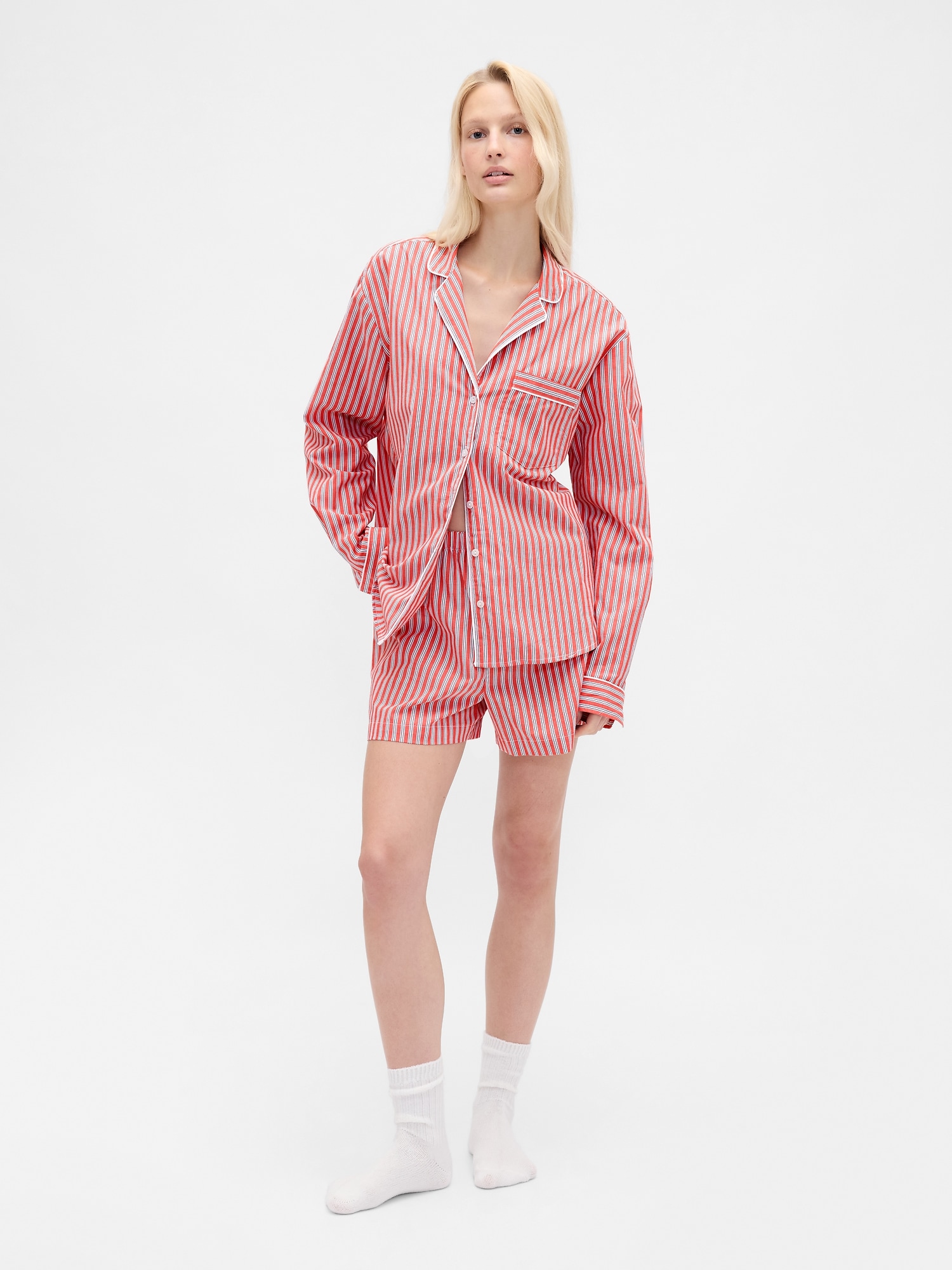 BOXEUR DE PYJAMA EN POPELINE