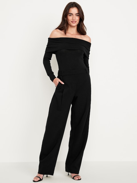 High-Waisted Taylor Barrel Ankle Pants