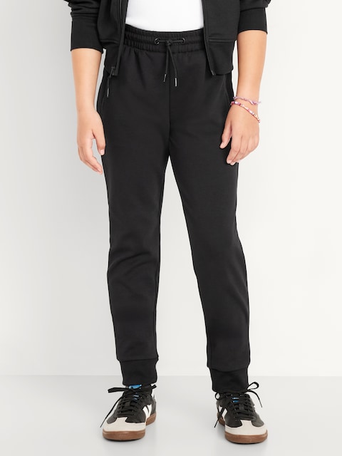 Slim High-Waisted Dynamic Fleece Joggers for Girls