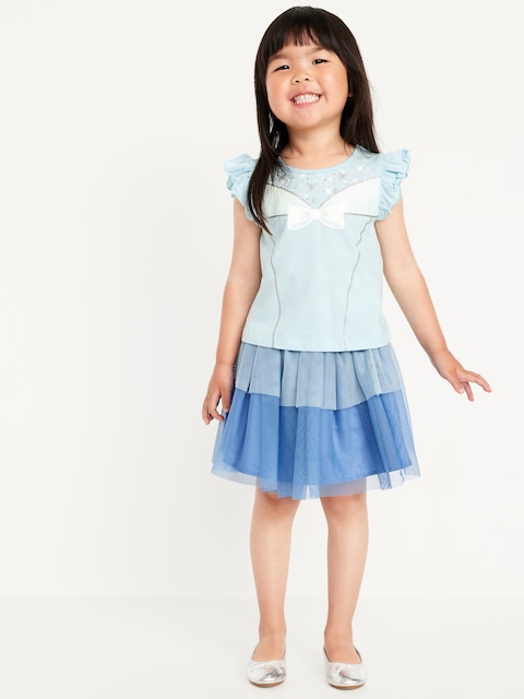 Disney© Princess T-Shirt and Tutu Skirt Set for Toddler Girls