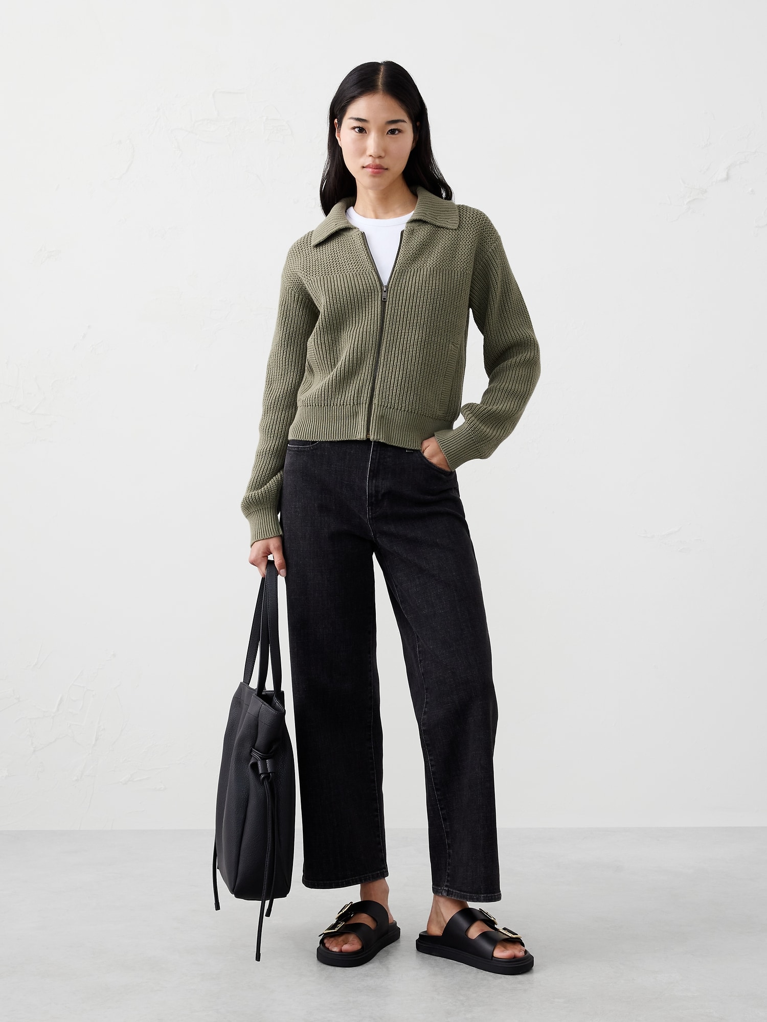 Textured Sweater Jacket