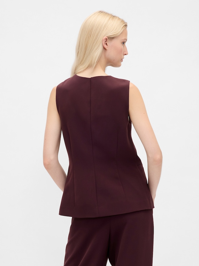 ハイネック ベスト-2