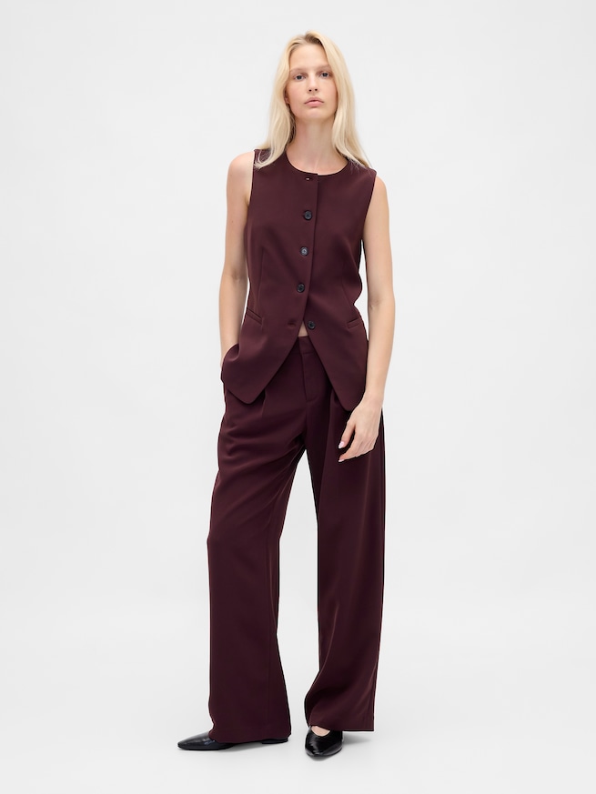 ハイネック ベスト-1