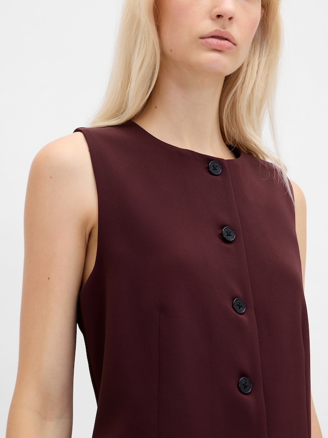 ハイネック ベスト-3