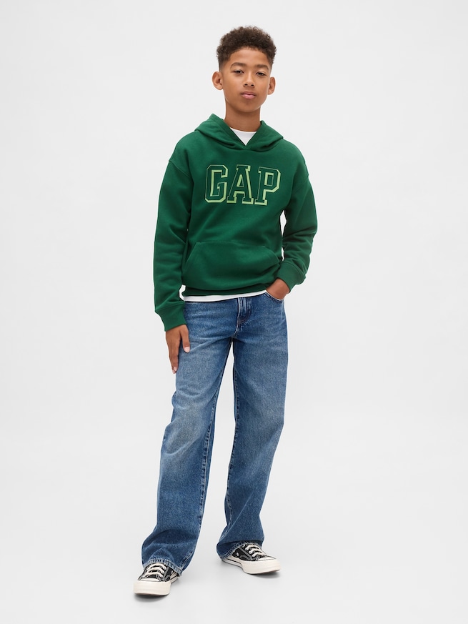 リラックスフィット GAPロゴパーカー-3