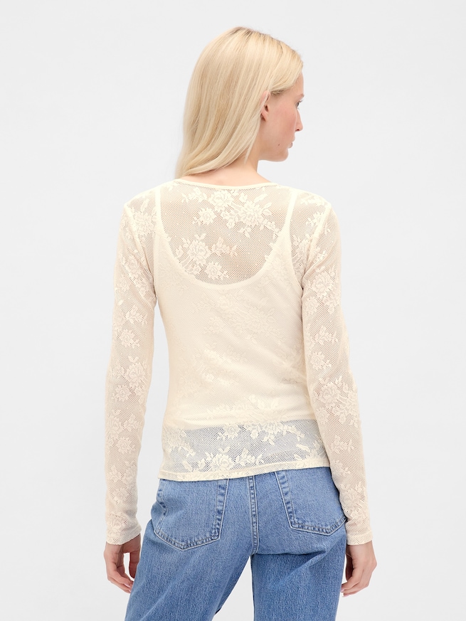 レース シアートップス-2