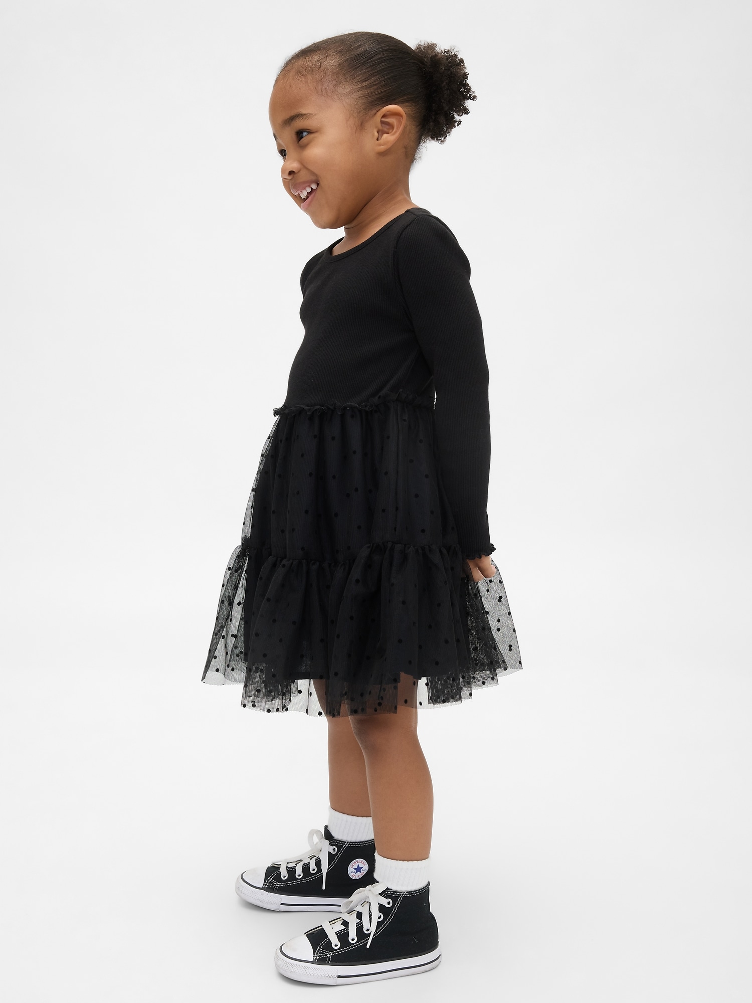Gap ミックスメディア チュールワンピース (幼児・ベビー) Gap ミックスメディア チュールワンピース (幼児・ベビー)
