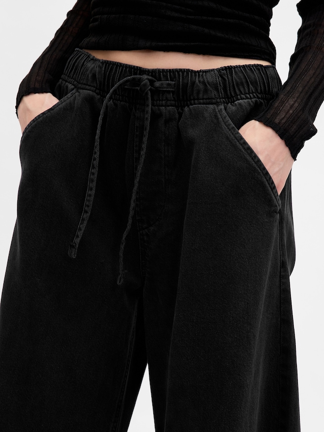 ミッドライズ ウルトラソフト イージーウエスト ホースシューデニム-7