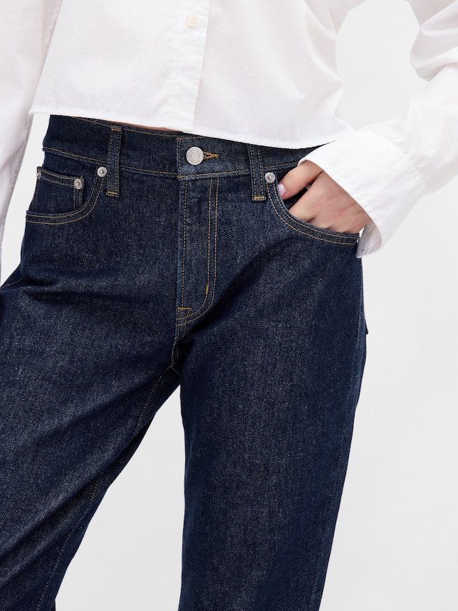 ミッドライズ ガールフレンドデニム-5