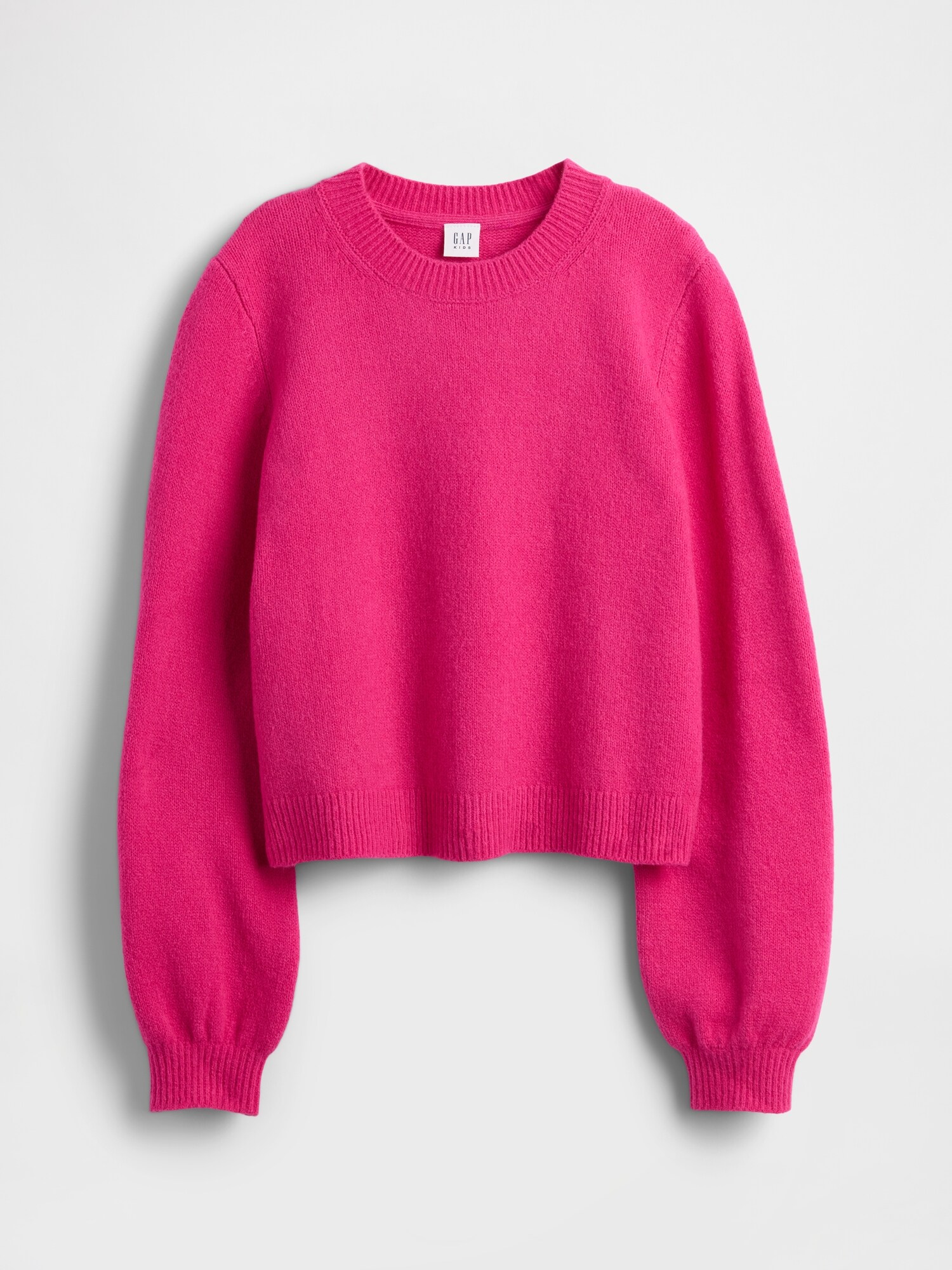 CashSoft カシミヤタッチ クルーネックセーター (キッズ)-1