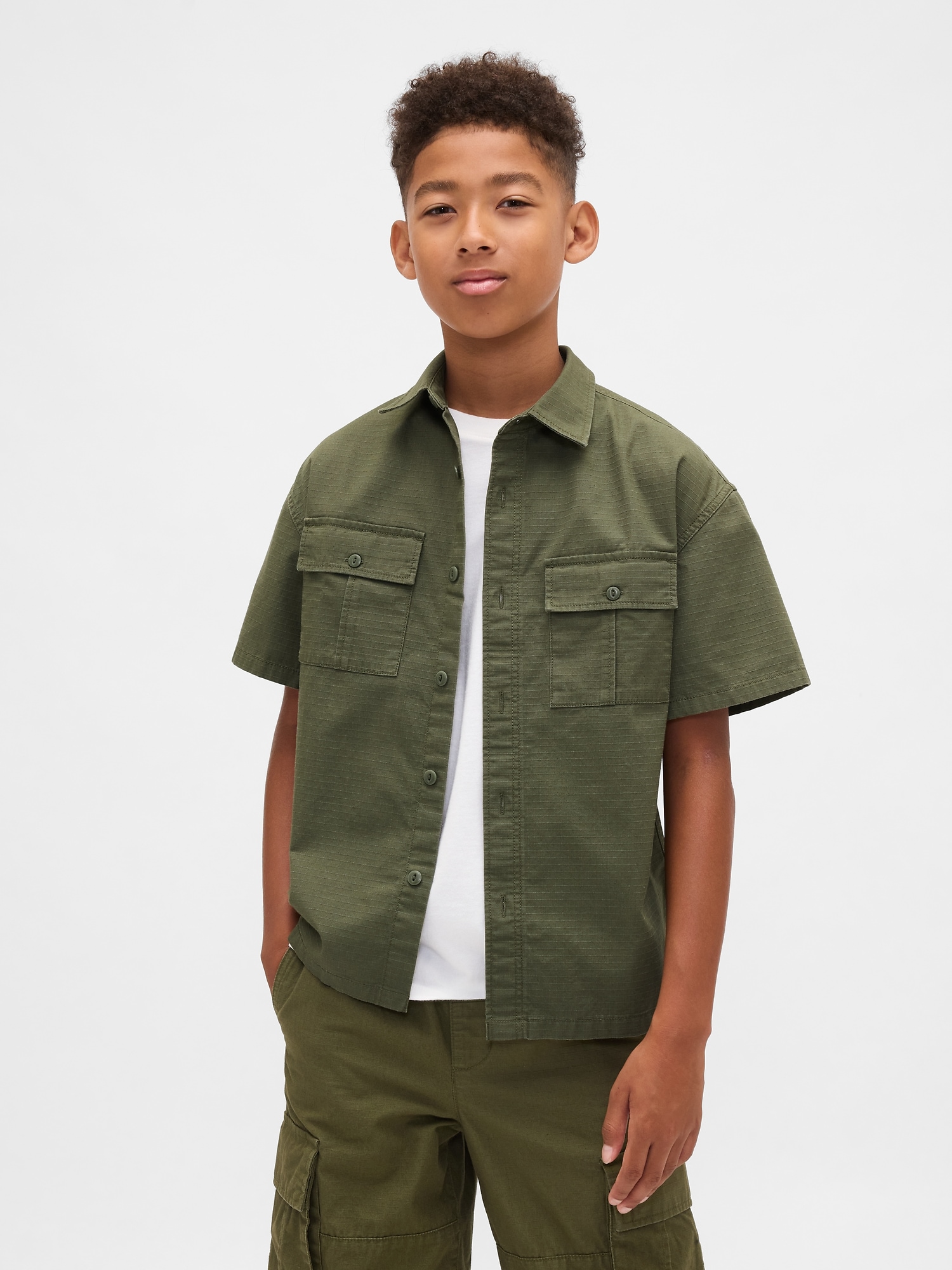 Kids Ripstop Utility Shirt