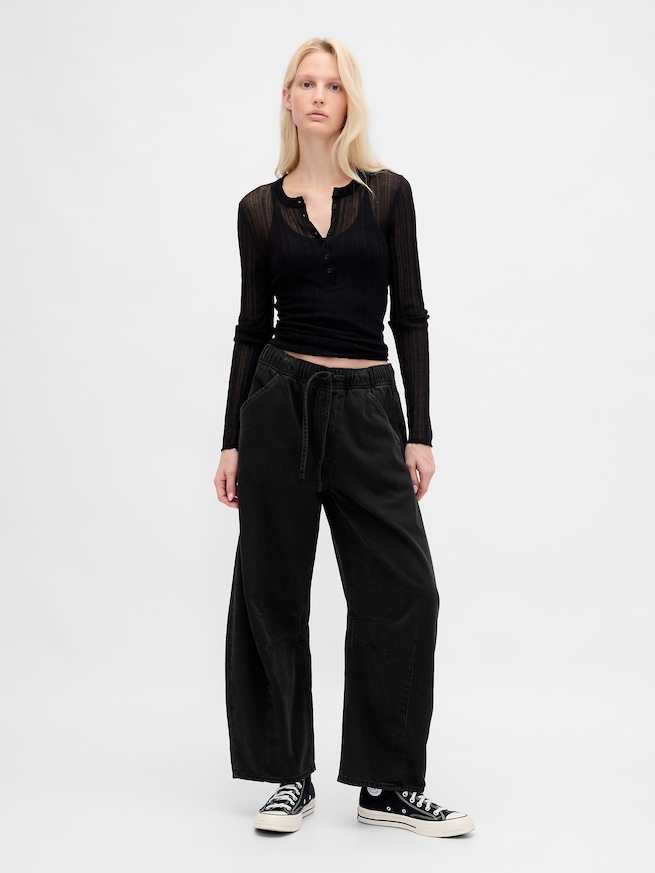 ミッドライズ ウルトラソフト イージーウエスト ホースシューデニム-0