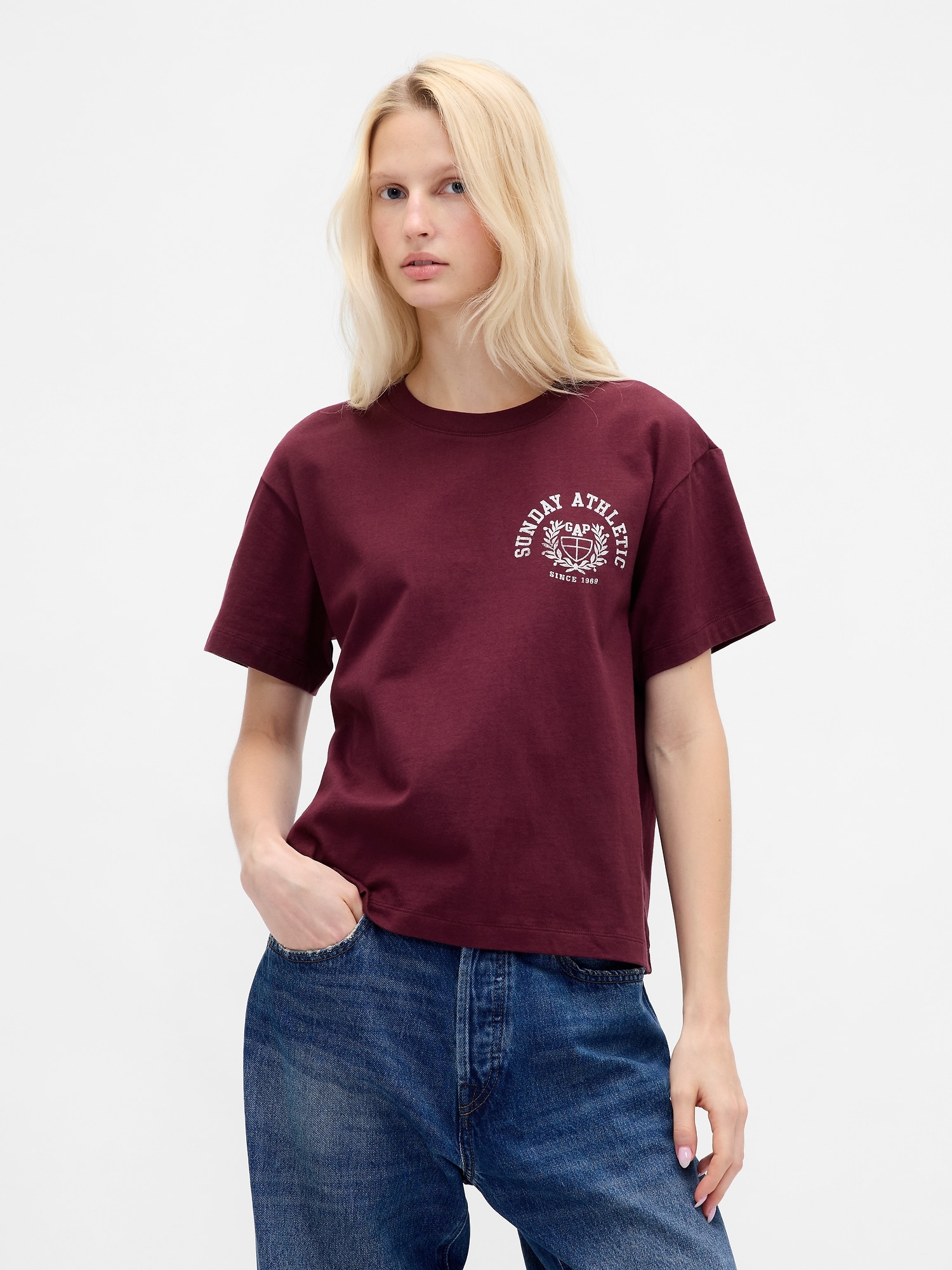 Gap リラックスフィット グラフィック GAPロゴTシャツ Gap リラックスフィット グラフィック GAPロゴTシャツ