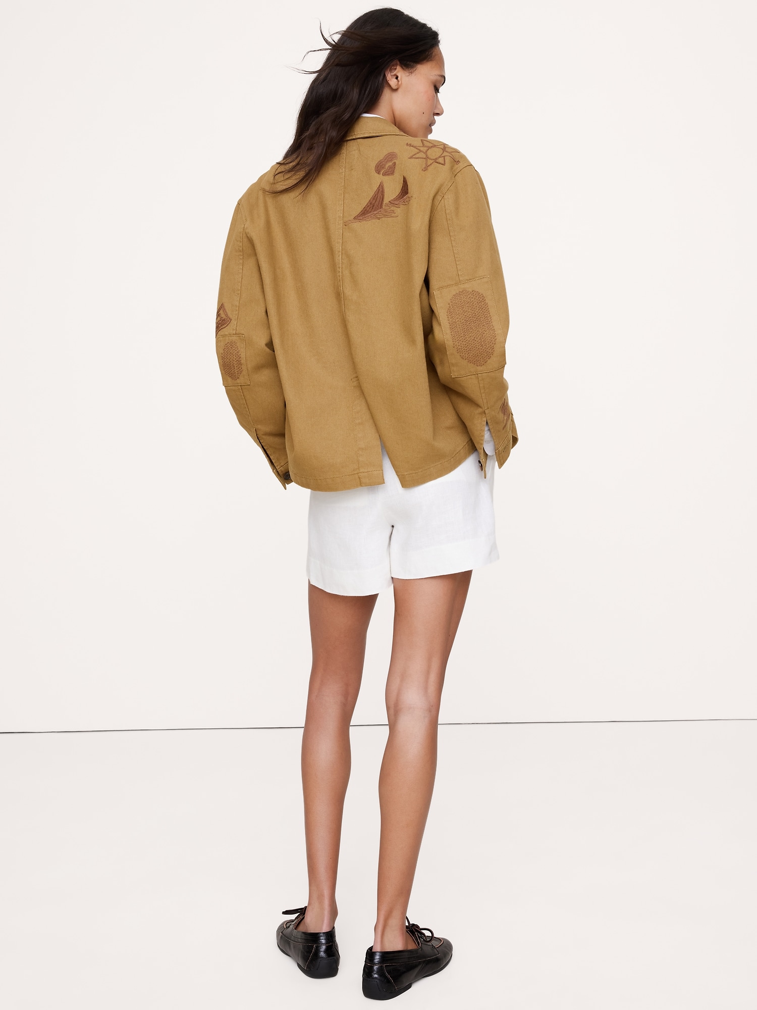 エンブロイダリー キャンバス チョアコート-2 エンブロイダリー キャンバス チョアコート-2