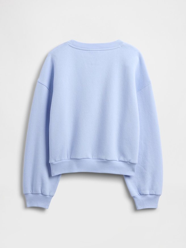 オーバーサイズ クルーネック スウェットシャツ (キッズ)-1