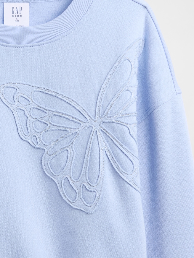 オーバーサイズ クルーネック スウェットシャツ (キッズ)-2