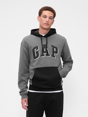 リラックス GAPロゴ カラーブロックパーカー