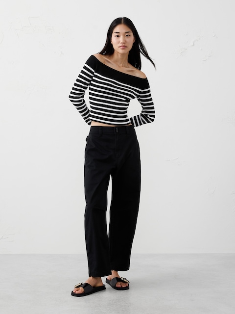 Barrel High-Rise Chino